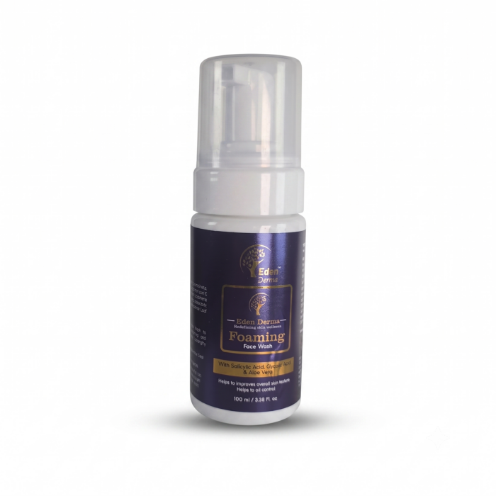 Eden Derma Foaming Face Wash – 100 ml / 3.38 Fl oz